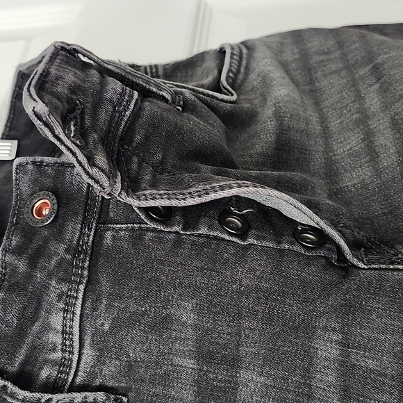 Men's dark grey Slim Glenn Jack & Jones jeans with button closure, 29x32 - Picture 3 of 11